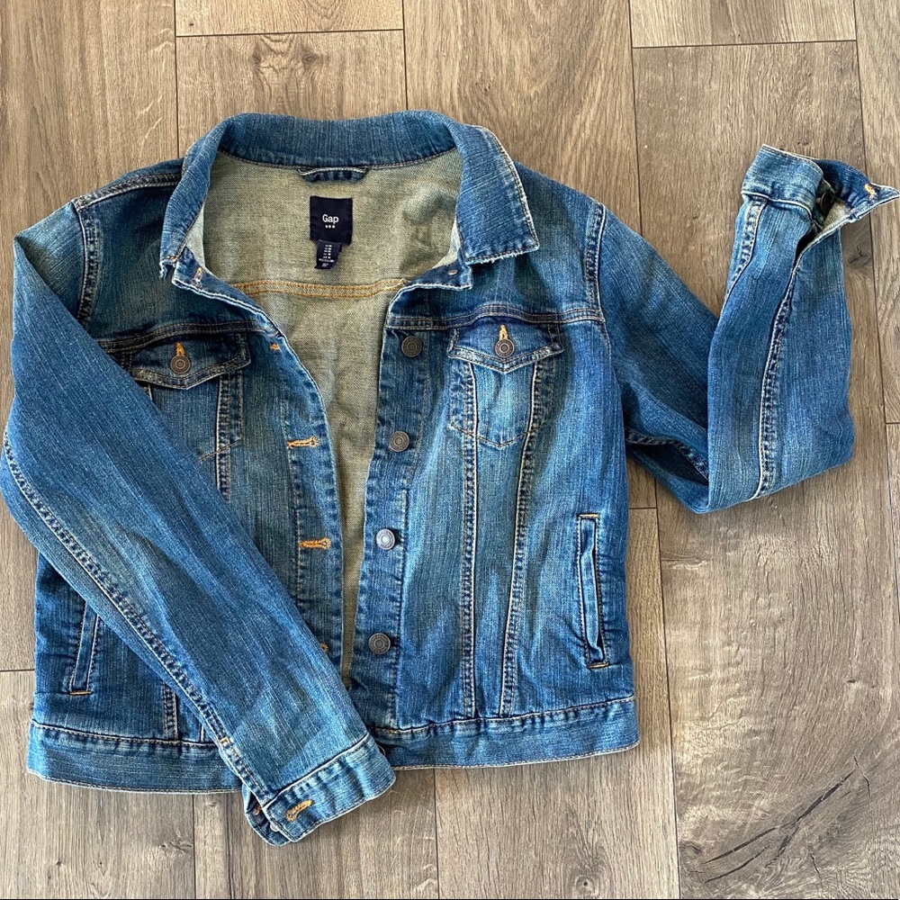 GAP Distressed Jean Jacket